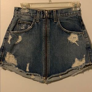 Denim skirt